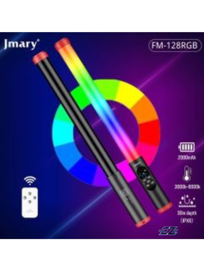 RGB LED Waterproof Lighting Bar with LED Display for Filmmakers & Photographers