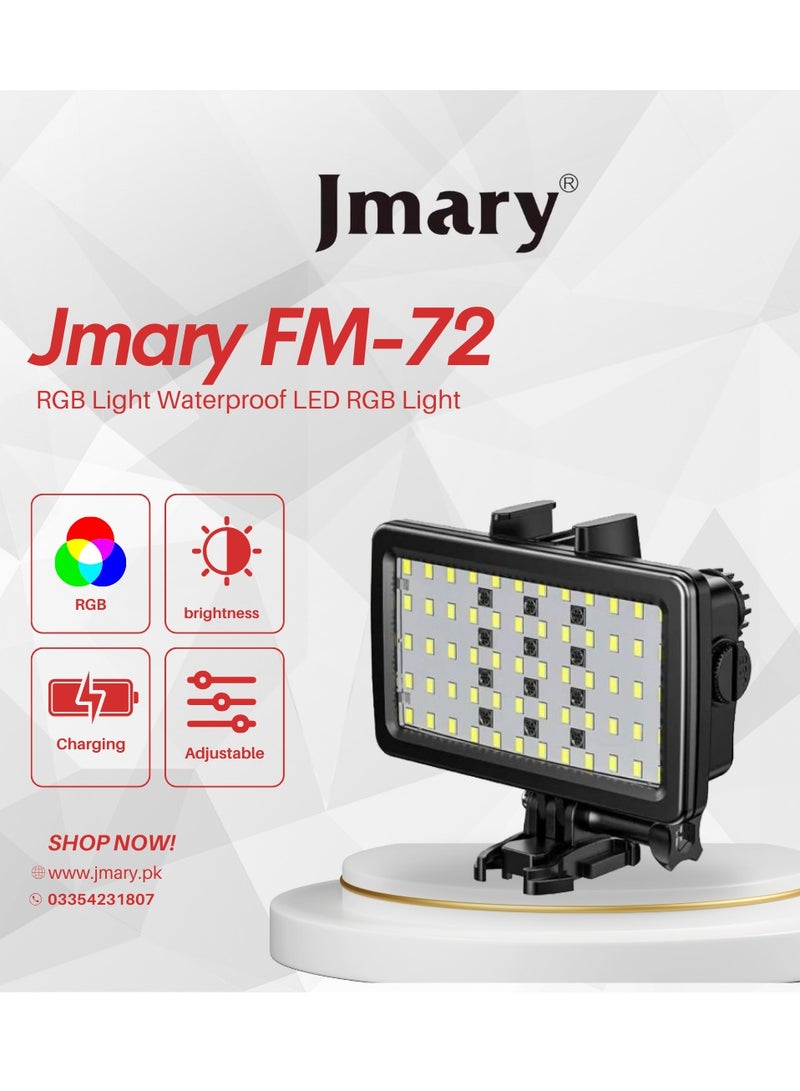 Jmary FM-72 RGB Light Waterproof LED RGB Light