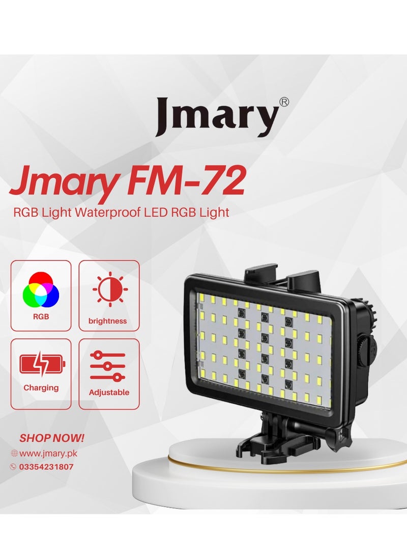 Jmary FM-72 RGB Light Waterproof LED RGB Light