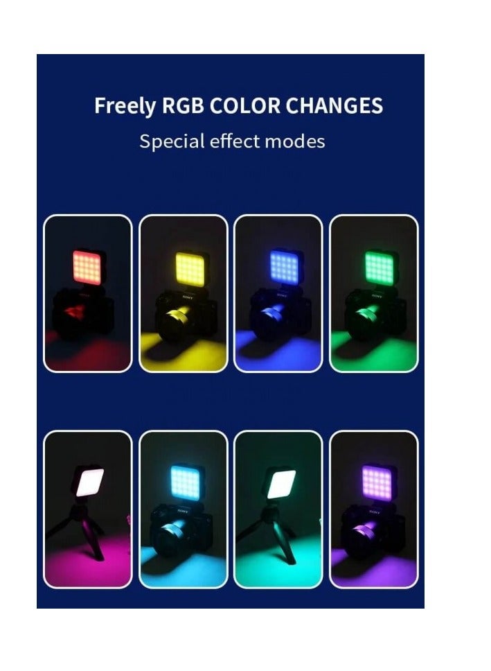 Jmary FM-69RGB Portable Mini RGB Video Light Camera Light