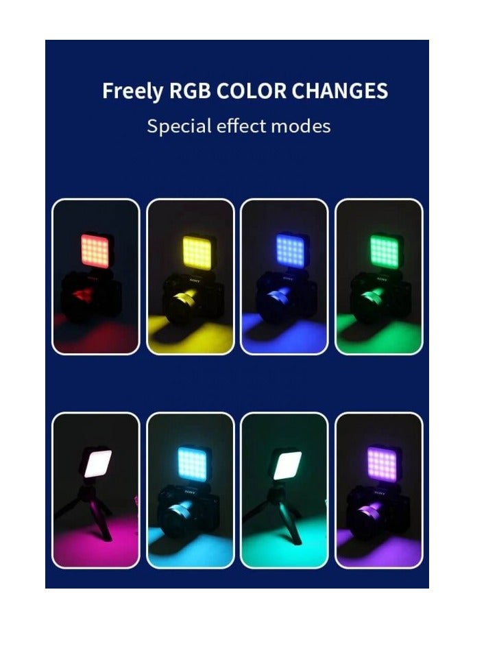 Jmary FM-69RGB Portable Mini RGB Video Fill Light Camera Light