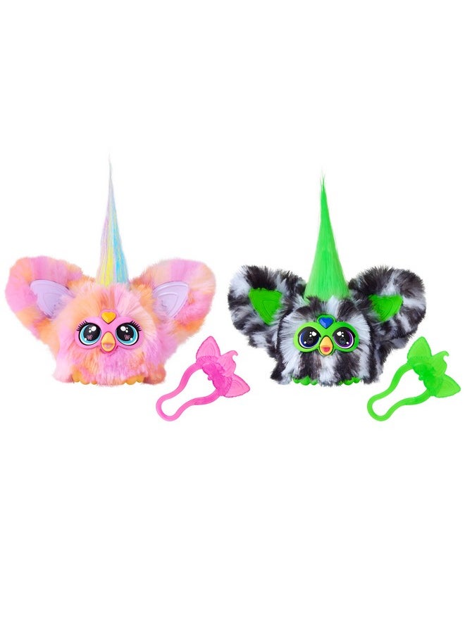 Furblets Fierce & Fabulous 2 Pack, Greenie-Meanie & May-May With 45 Sounds Each, Electronic Halloween Plush Toys For Girls & Boys, Ages 6+ (Amazon Exclusive)