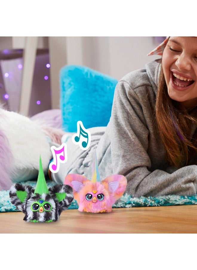 Furblets Fierce & Fabulous 2 Pack, Greenie-Meanie & May-May With 45 Sounds Each, Electronic Halloween Plush Toys For Girls & Boys, Ages 6+ (Amazon Exclusive)