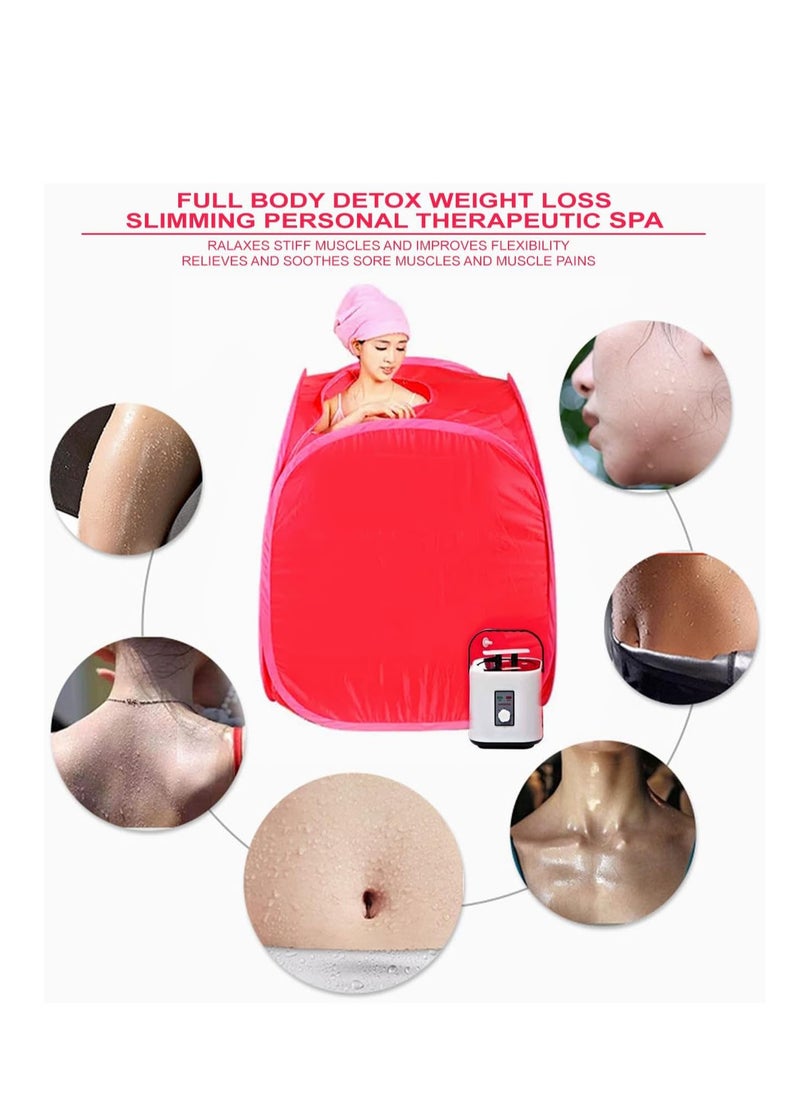 Mobile Steam Sauna Spa Home, Steam Sauna Room Portable Steam Sauna Box Slimming Sauna Pot Machine Home Sauna SPA Indoor Body Slimming Therapy Sauna Kits