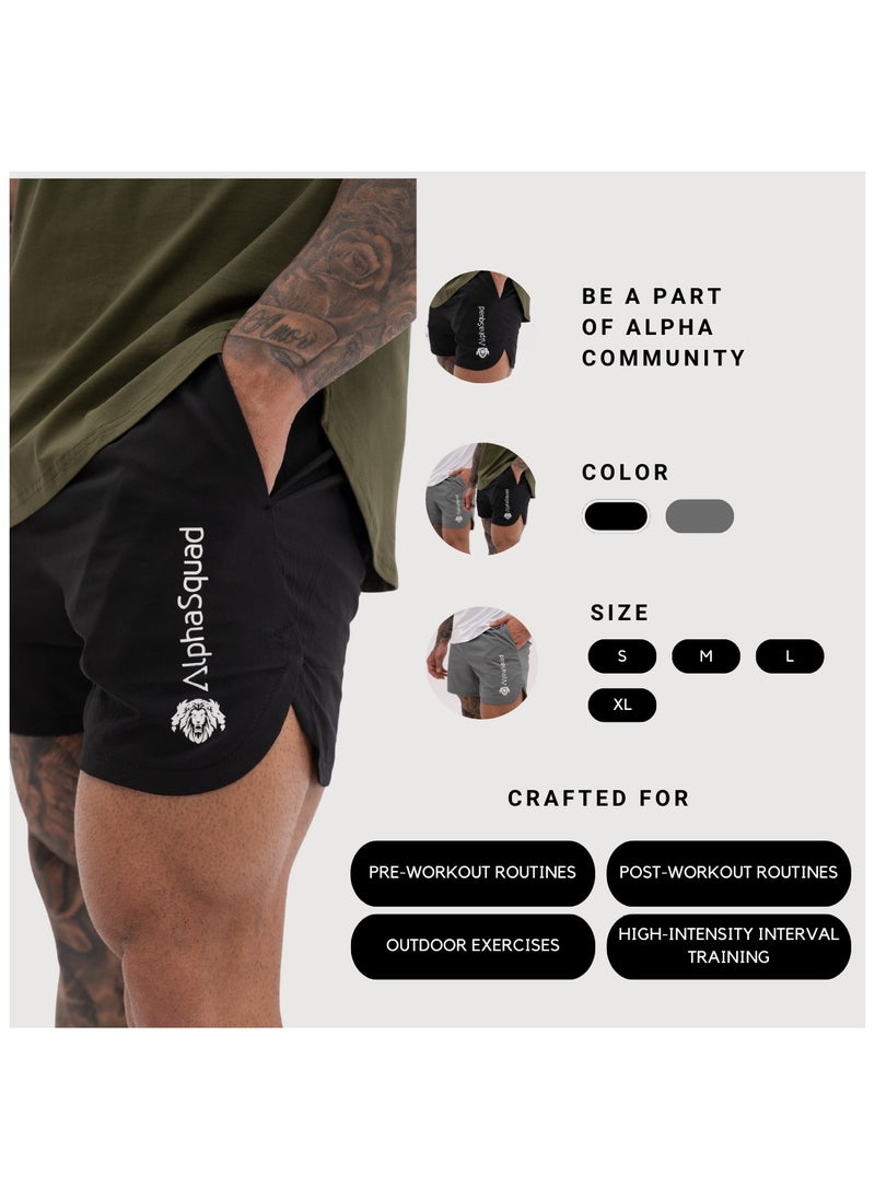 AlphaSquad Athletic Shorts for Men