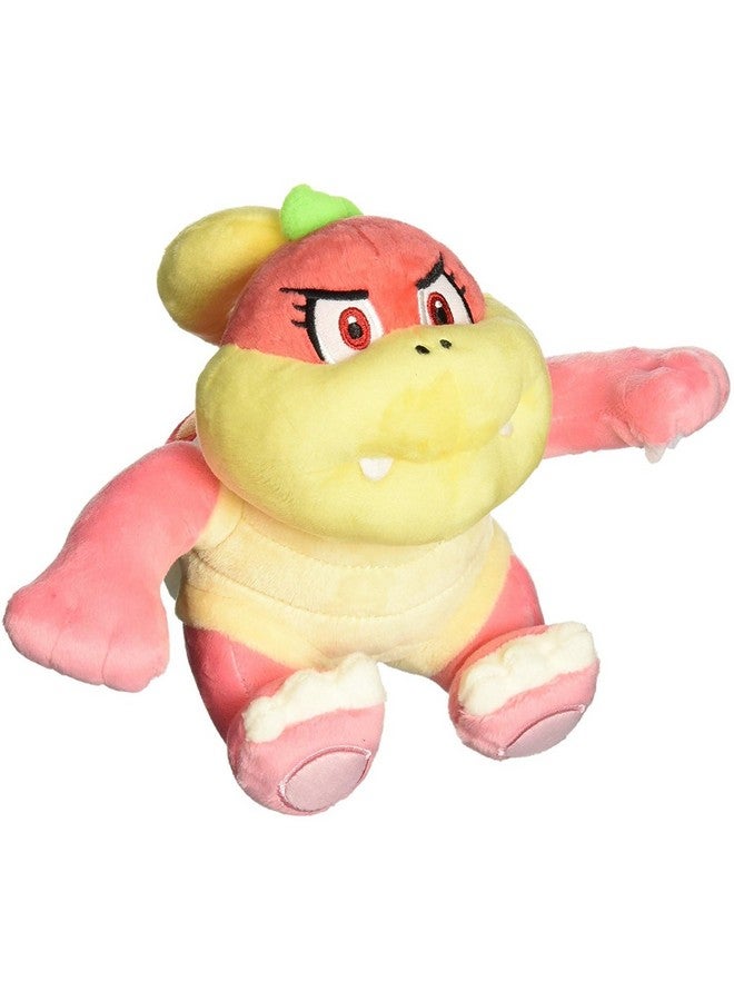 Usa Super Mario All Star Collection Bun Bun/Pom Pom Stuffed Plush, Pink, Multicolor, 6