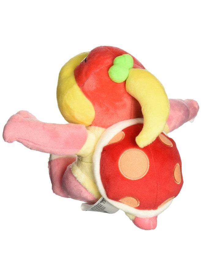 Usa Super Mario All Star Collection Bun Bun/Pom Pom Stuffed Plush, Pink, Multicolor, 6