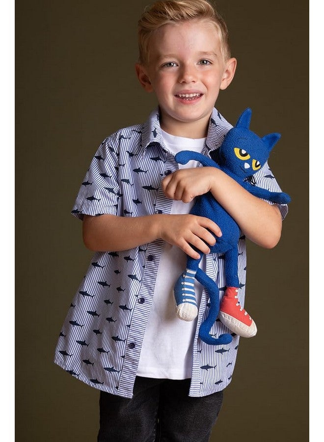 Pete The Cat Plush Doll, 14.5-Inch , Blue