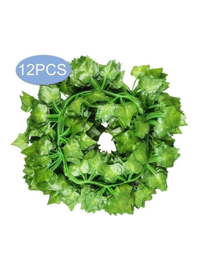 12-Piece Artificial Hanging Ivy Leaves multicolour 230cm