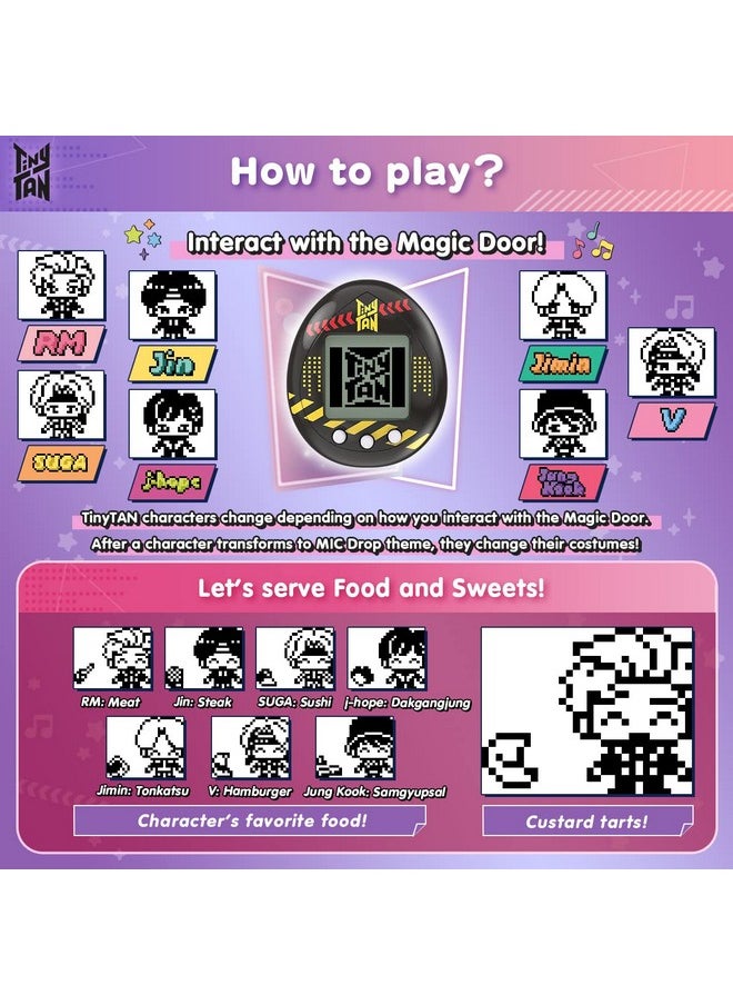 Nano X Tinytan - Rm Ver., Hugmy Tamagotchi Vinyl Figure And Tamagotchi Nano Electronic Pet