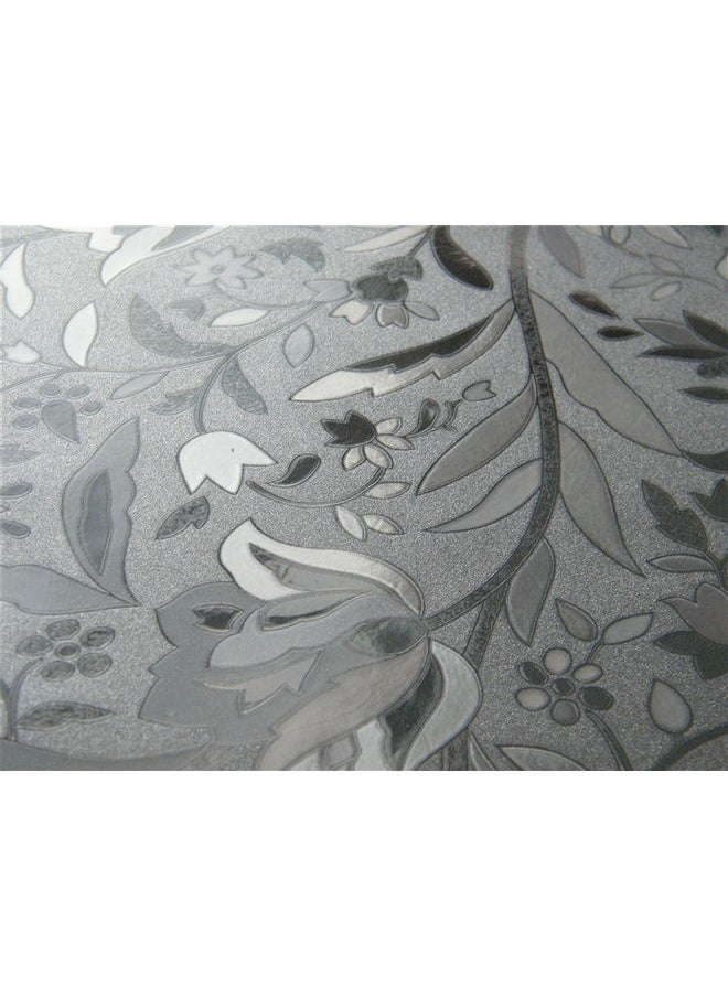 Floral Window Sticker Clear 45x100cm