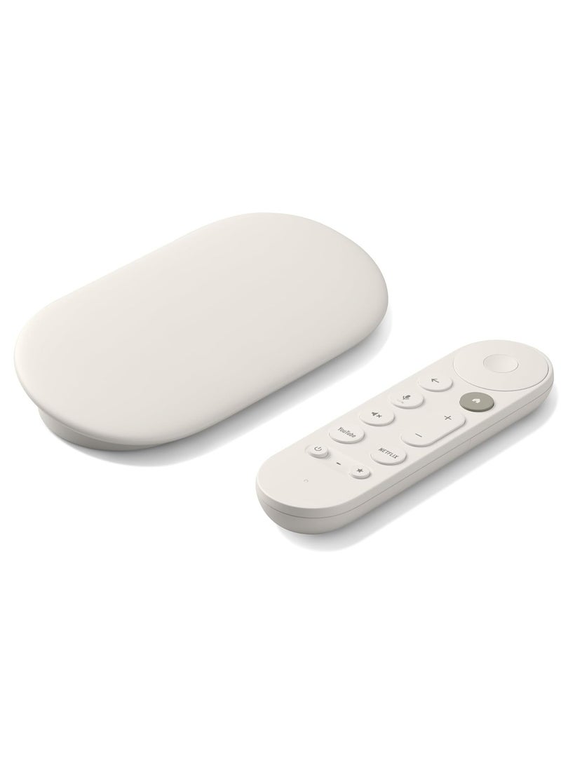 Google TV Streamer 4K - Fast Streaming Entertainment on Your TV with Voice Search Remote