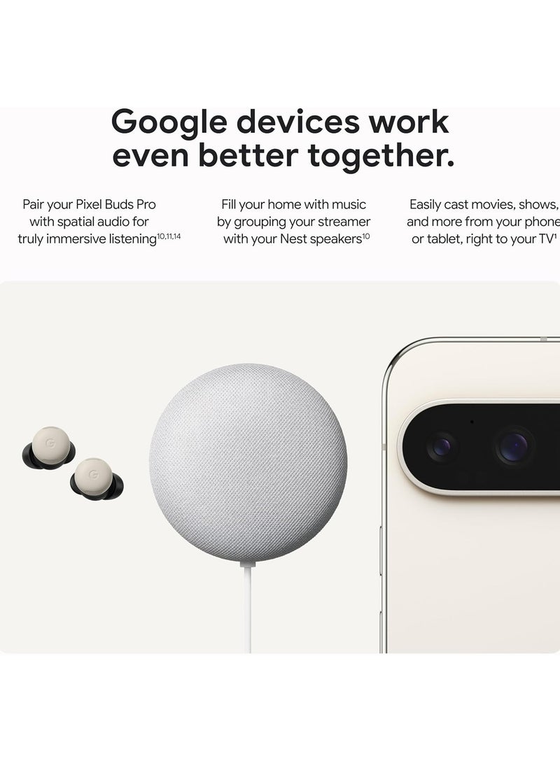 Google TV Streamer 4K - Fast Streaming Entertainment on Your TV with Voice Search Remote