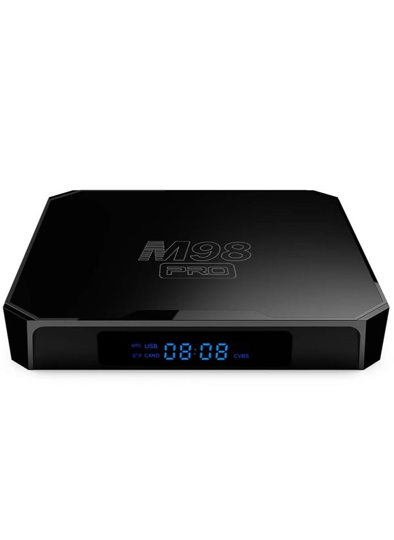 New M98 PRO Android TV Box, Android 10 Support 4K HDR Smart Streaming Media Player(16GB)