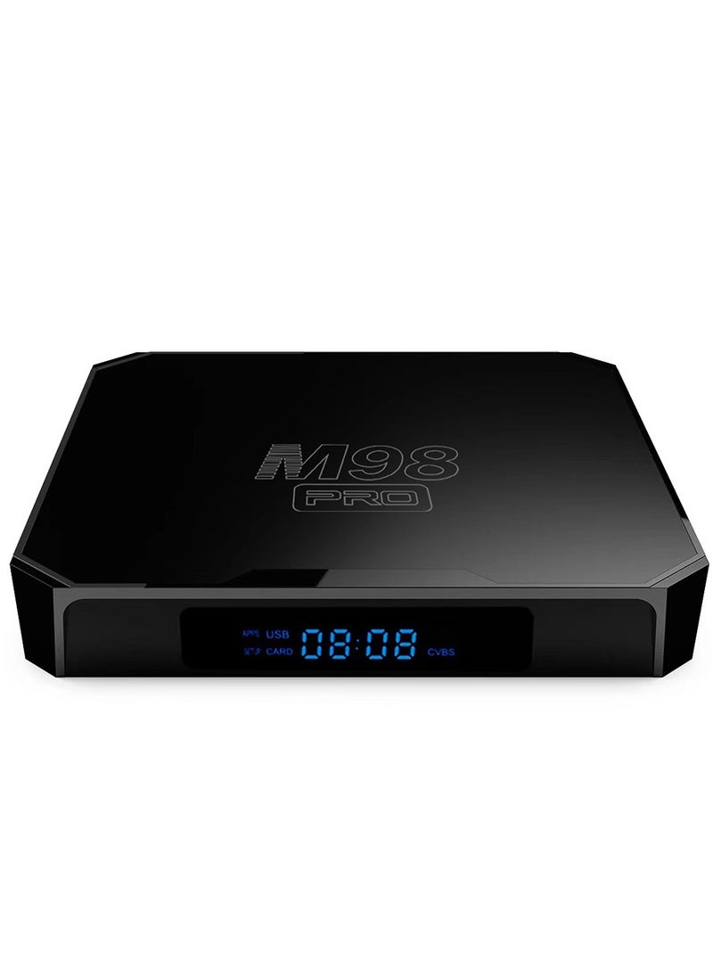 M98 PRO Android TV Box - 4K HDR Smart Streaming Media Player with Android 10 u0026 16GB Storage