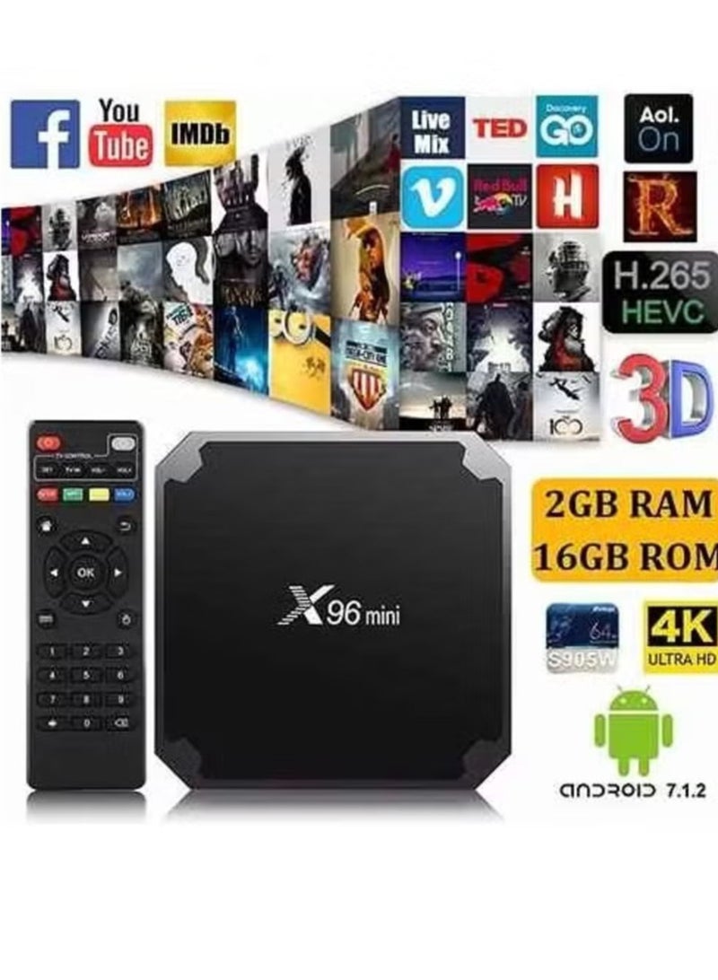 Android 4K UHD TV Box with Remote - Ultimate Home Entertainment in Black (Model: B07N6PFMP1)