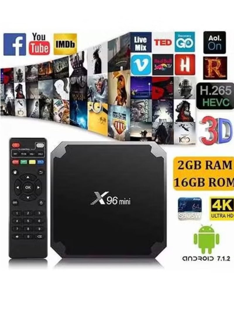 NEW Android 4K UHD TV Box with Remote - Ultimate Home Entertainment in Black (Model: B07N6PFMP1)