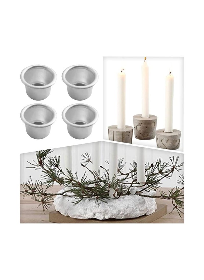 Quantity: This set includes 30 metal candle cups, providing ample supplies for various DIY projects or decorative purposes.