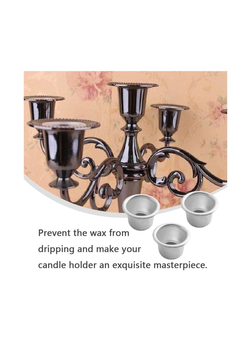 Quantity: This set includes 30 metal candle cups, providing ample supplies for various DIY projects or decorative purposes.