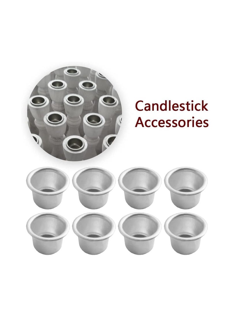 Quantity: This set includes 30 metal candle cups, providing ample supplies for various DIY projects or decorative purposes.