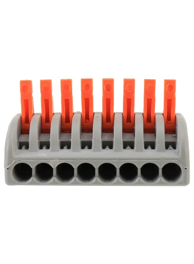 10 PCS 8 Port PCT Series Architectural Wiring Connector LED Lamp Conductor Distributor Junction Box Wire Joint