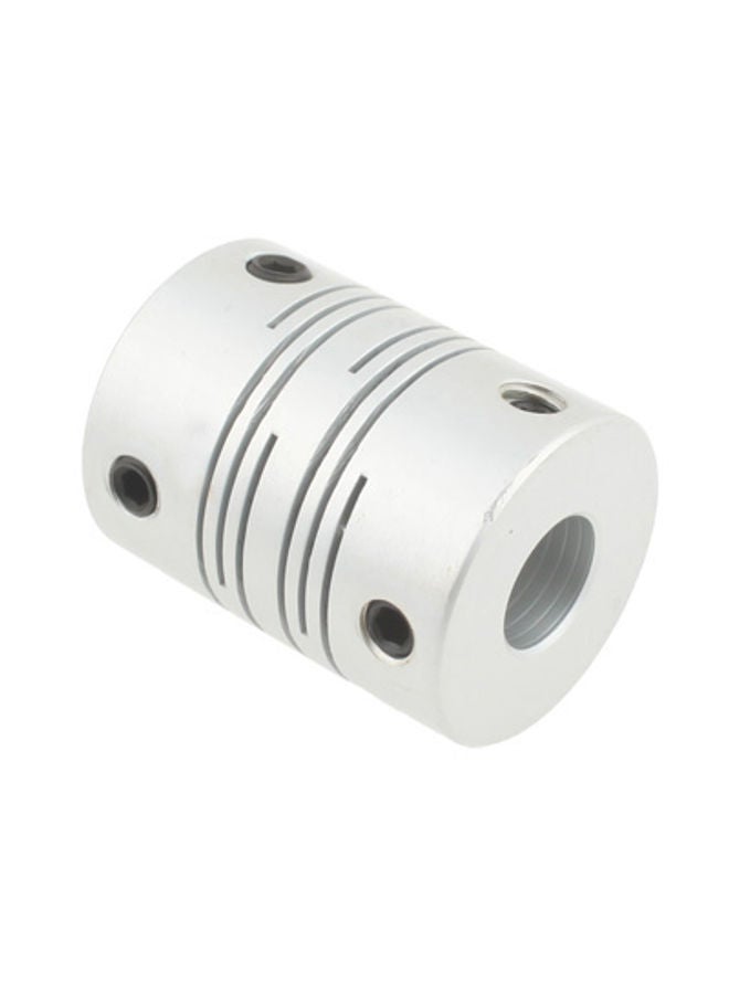 CNC Stepper Motor Flexible Coupling Coupler (6.35x8mm)(Silver)