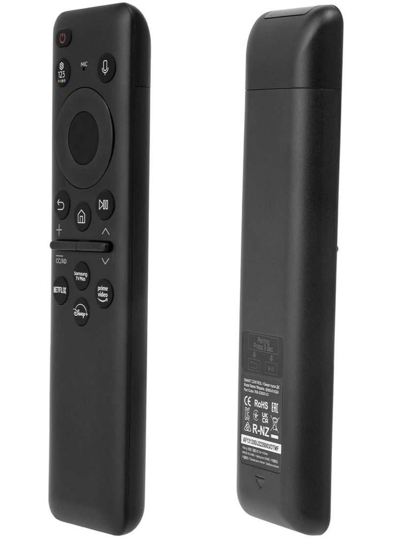 Voice Remote Control for Samsung BN59-01432A - Compatible with Neo QLED 8K HDR Smart TVs (2023 Models)