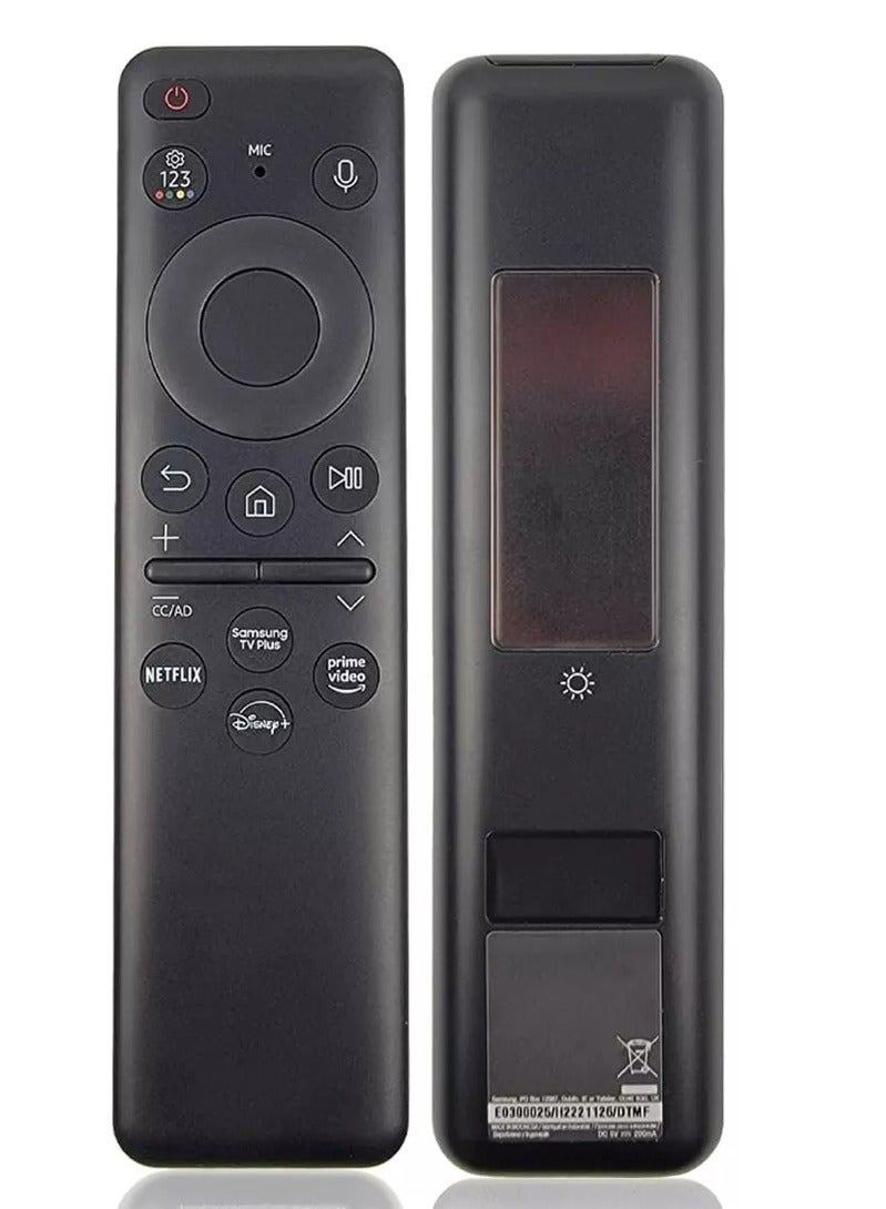 NEW Solar Voice Remote Control for Samsung Smart TVs – Eco-Friendly, Hands-Free Voice Navigation