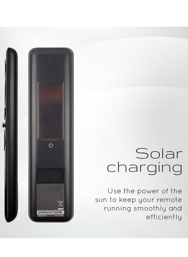 NEW Solar Voice Remote Control for Samsung Smart TVs – Eco-Friendly, Hands-Free Voice Navigation