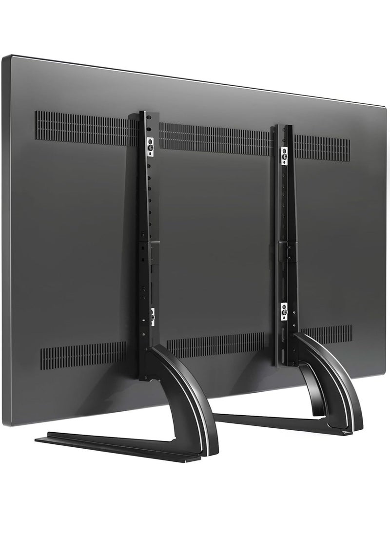 new Universal Table Top TV Stand Mount - Height Adjustable Base for 27 to 65 LCD/LED TVs