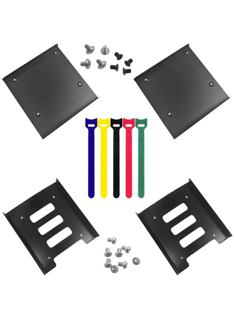 4 Pack SSD Mounting Bracket Kit 2.5