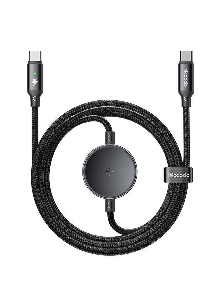 Mcdodo CA-4170 2-In-1 USB-C Cable + Samsung Watch Wireless Charger 60W 1.5m