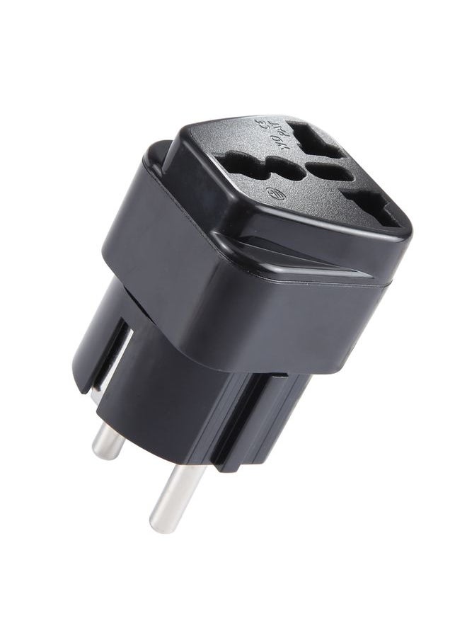 Portable Universal UK Plug to EU Plug Power Socket Travel Adapter