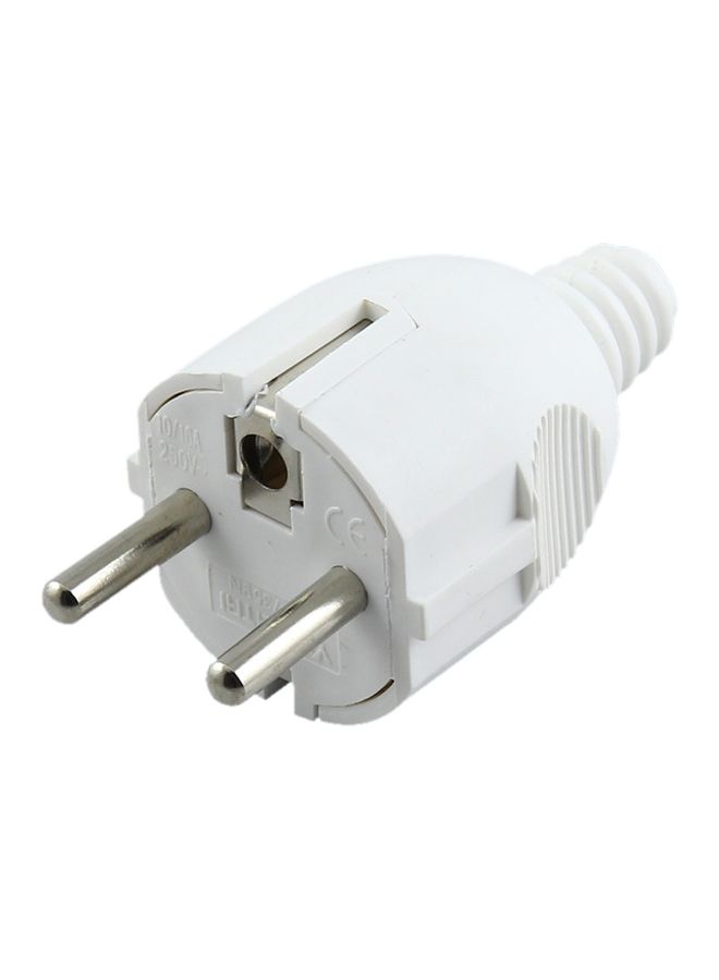 Side Wiring Tripolar Power Plug, EU Plug