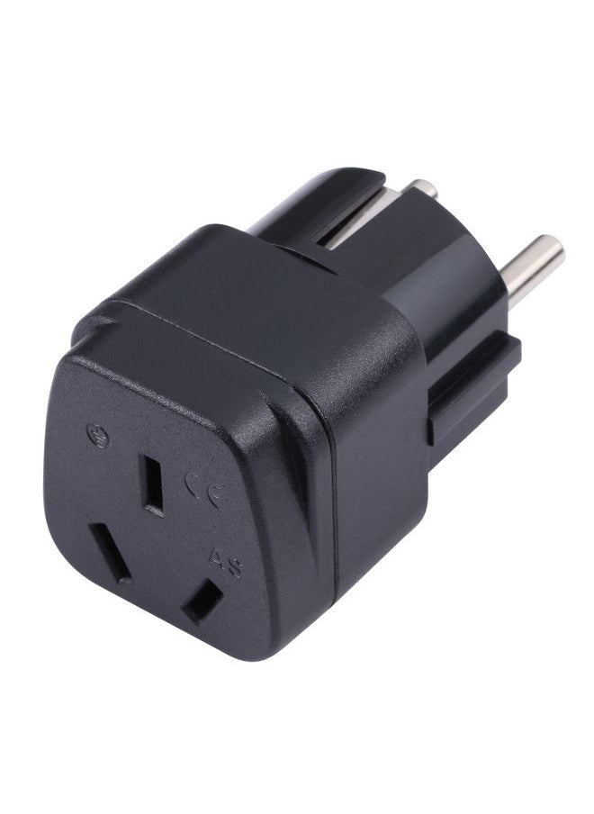 Portable Three-hole AU to EU Plug Socket Power Adapter