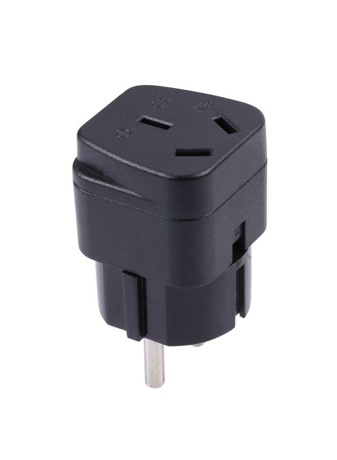 Portable Three-hole AU to EU Plug Socket Power Adapter