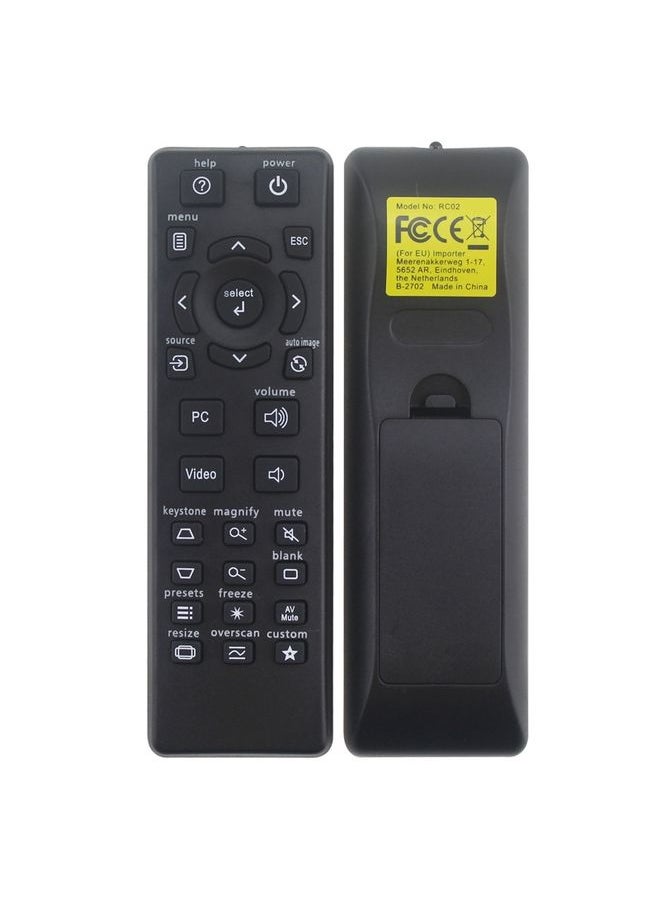 For InFocus IN112 IN114 IN124 IN3136 Projector 2pcs Remote Control