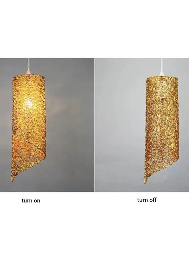 LED Chandelier Gold 32x10x120cm