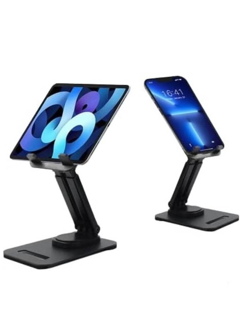 Adjustable ABS Desktop Stand (170x118x30mm) for Phones & Tablets – Universal, Portable, Sturdy Design