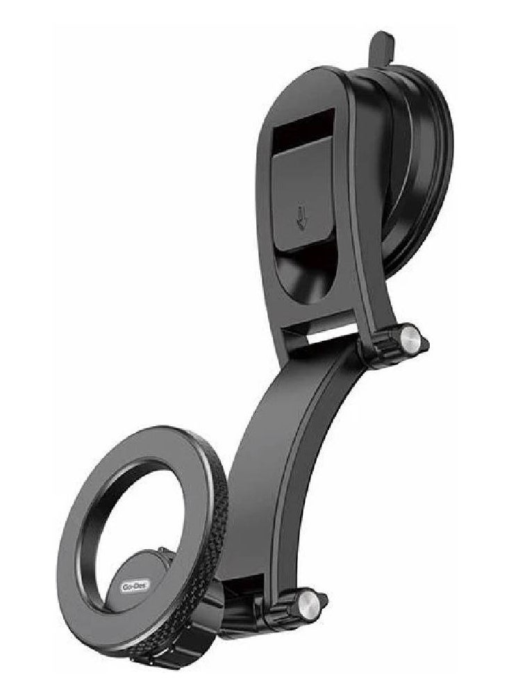 Powerful Magnetic Adsorption Car Bracket – Strong Suction Mobile Holder (Black)