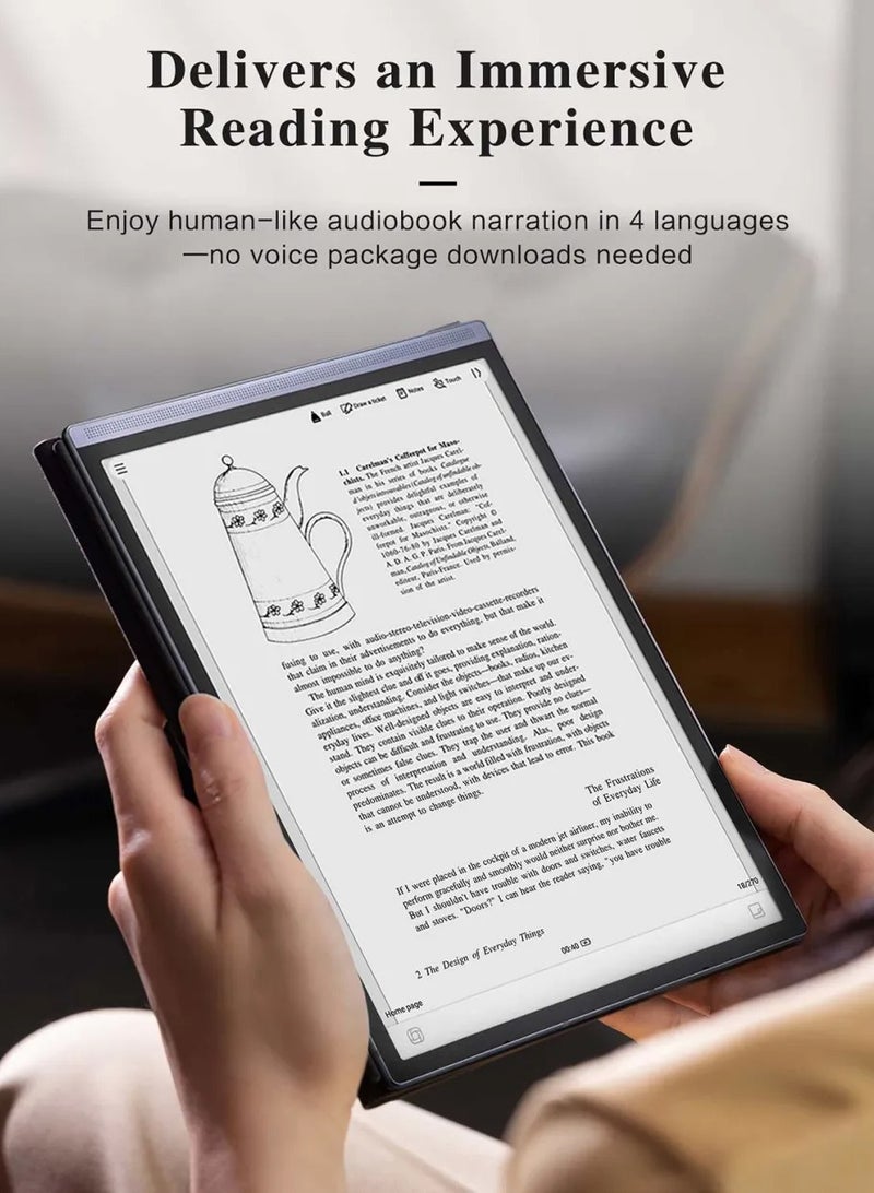 AINOTE Air 2 Ink Tablet with Stylus Pen, Voice-to-Text, Language Translation, Android System, Camera, WiFi & Bluetooth for Note Taking & Writing
