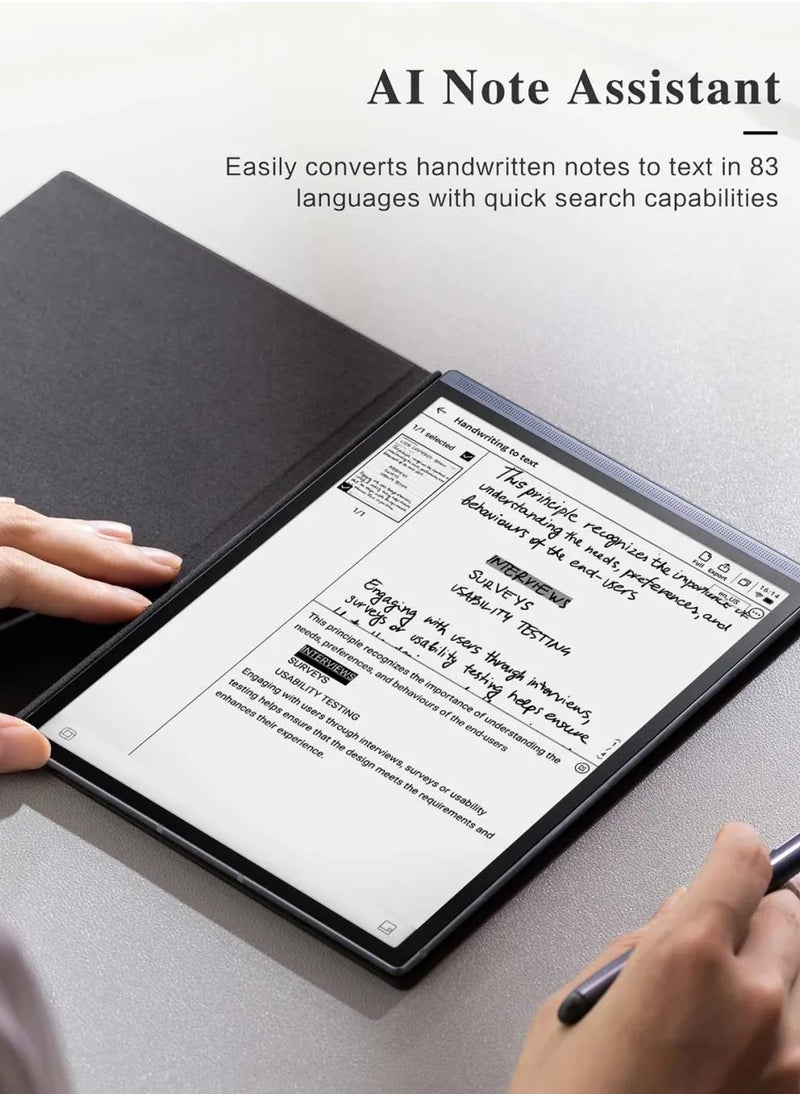 AINOTE Air 2 Ink Tablet with Stylus Pen, Voice-to-Text, Language Translation, Android System, Camera, WiFi & Bluetooth for Note Taking & Writing