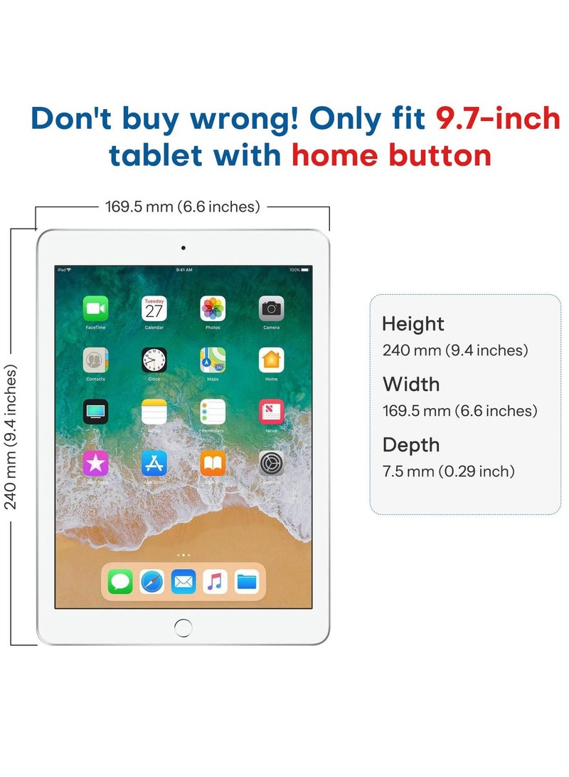 Screen Protector Compatible with iPad 6th Generation 9.7 inch, Tempered Glass Compatible with iPad 9.7
