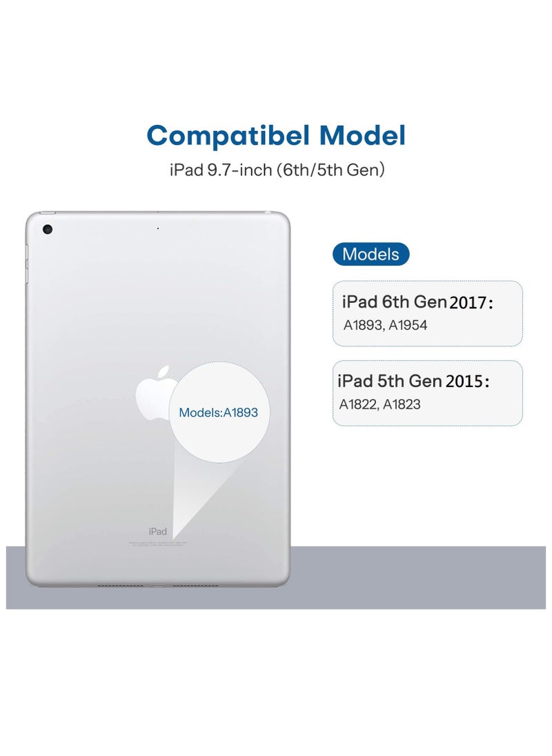 Screen Protector Compatible with iPad 6th Generation 9.7 inch, Tempered Glass Compatible with iPad 9.7