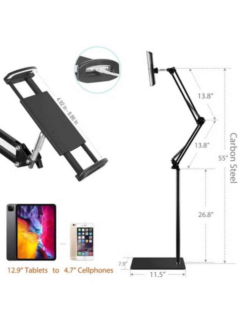 Foldable Tablet Stand with 360° Rotation: Universal Holder for Phones and Tablets