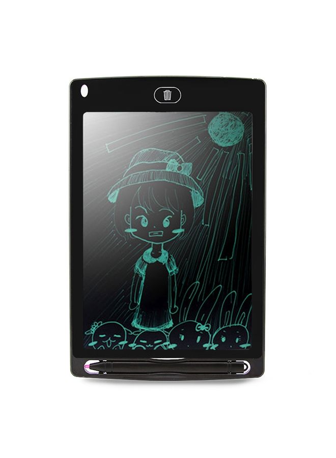 Portable 8.5 inch LCD Writing Tablet Drawing Graffiti Electronic Handwriting Pad Message Graphics Board Draft Paper with Writing Pen(Black)