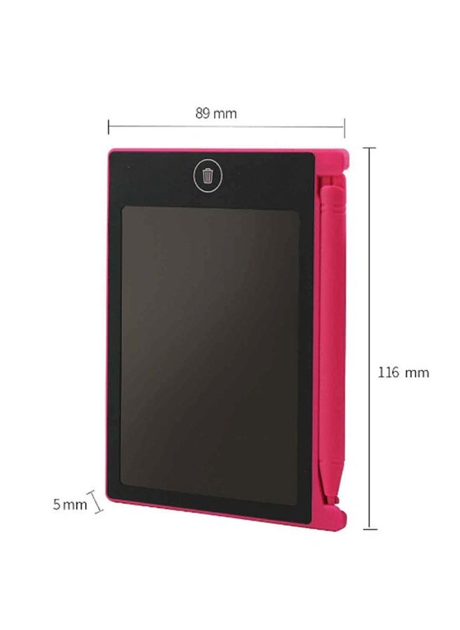 CHUYI 4.4 inch LCD Writing Tablet Portable Electronic Writing Drawing Board Doodle Pads with Stylus for Home School Office(Pink)