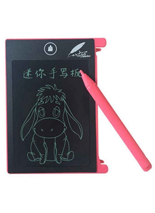 CHUYI 4.4 inch LCD Writing Tablet Portable Electronic Writing Drawing Board Doodle Pads with Stylus for Home School Office(Pink)