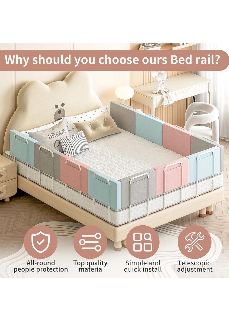 Bed Rail Bed Rail Guards for Toddlers Safe Bed Side Rail Height Adjustable Baby Safety Bed Protective Fence Easy Installationl (50*7*28cm, 1pcs)