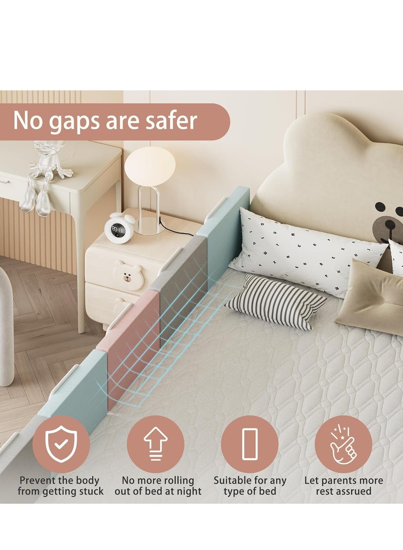 Bed Rail Bed Rail Guards for Toddlers Safe Bed Side Rail Height Adjustable Baby Safety Bed Protective Fence Easy Installationl (50*7*28cm, 1pcs)